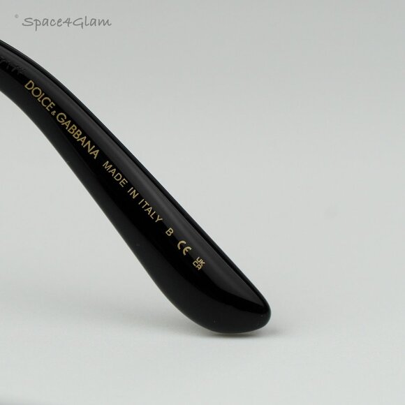BRAND NEW D&G DG4446B 501/6G Black Gray Mirrored Black Square Women Sunglasses main image 4